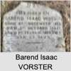 Barend Isaac VORSTER