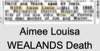 Aimee Louisa WEALANDS