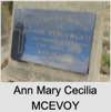 Ann Mary Cecilia MCEVOY