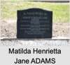 Matilda Henrietta Jane ADAMS