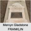 Mervyn Gladstone FRANKLIN