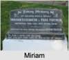 Miriam Elizabeth BERG