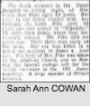 Sarah Ann COWAN