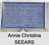 Annie Christina SEEARS