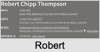 Robert Chipp THOMPSON