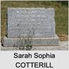 Sarah Sophia COTTERILL