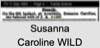 Susanna Caroline WILD