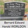 Bernard Edward Harold WORLDON