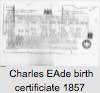 Charles St Claire EADE