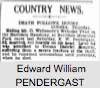 Edward William PENDERGAST