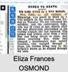 Eliza Frances OSMOND