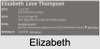 Elizabeth LOVE