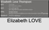 Elizabeth LOVE