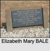 Elizabeth Mary BALE