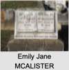 Emily Jane MCALISTER