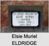 Elsie Muriel ELDRIDGE
