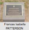 Frances Isabella PATTERSON