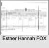 Esther Hannah FOX