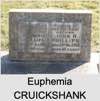 Euphemia CRUICKSHANK