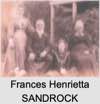 Frances Henrietta SANDROCK