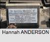 Hannah ANDERSON