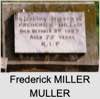 Frederick MILLER MULLER