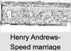 Henry SPEED-ANDREWS ANDREWS-SPEED