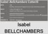 Isabel BELLCHAMBERS