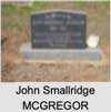 John Smallridge MCGREGOR