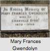 Mary Frances Gwendolyn MCFARLAND