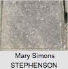 Mary Simons STEPHENSON