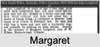 Margaret WILSON