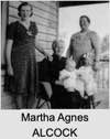 Martha Agnes ALCOCK