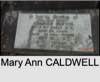 Mary Ann CALDWELL