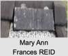 Mary Ann Frances REID