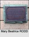 Mary Beatrice RODD