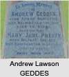 Andrew Lawson GEDDES