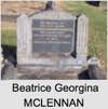 Beatrice Georgina MCLENNAN