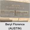 Beryl Florence (AUSTIN)