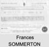 Frances SOMMERTON