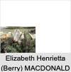 Elizabeth Henrietta (Berry) MACDONALD