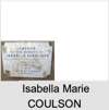 Isabella Marie COULSON