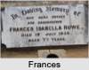 Frances Isabella BROWN