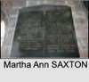 Martha Ann SAXTON