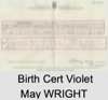 Violet May WRIGHT