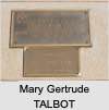 Mary Gertrude TALBOT