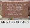 Mary Eliza SHEARS