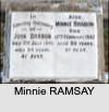 Minnie RAMSAY
