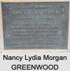 Nancy Lydia Morgan GREENWOOD