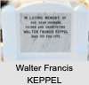 Walter Francis KEPPEL